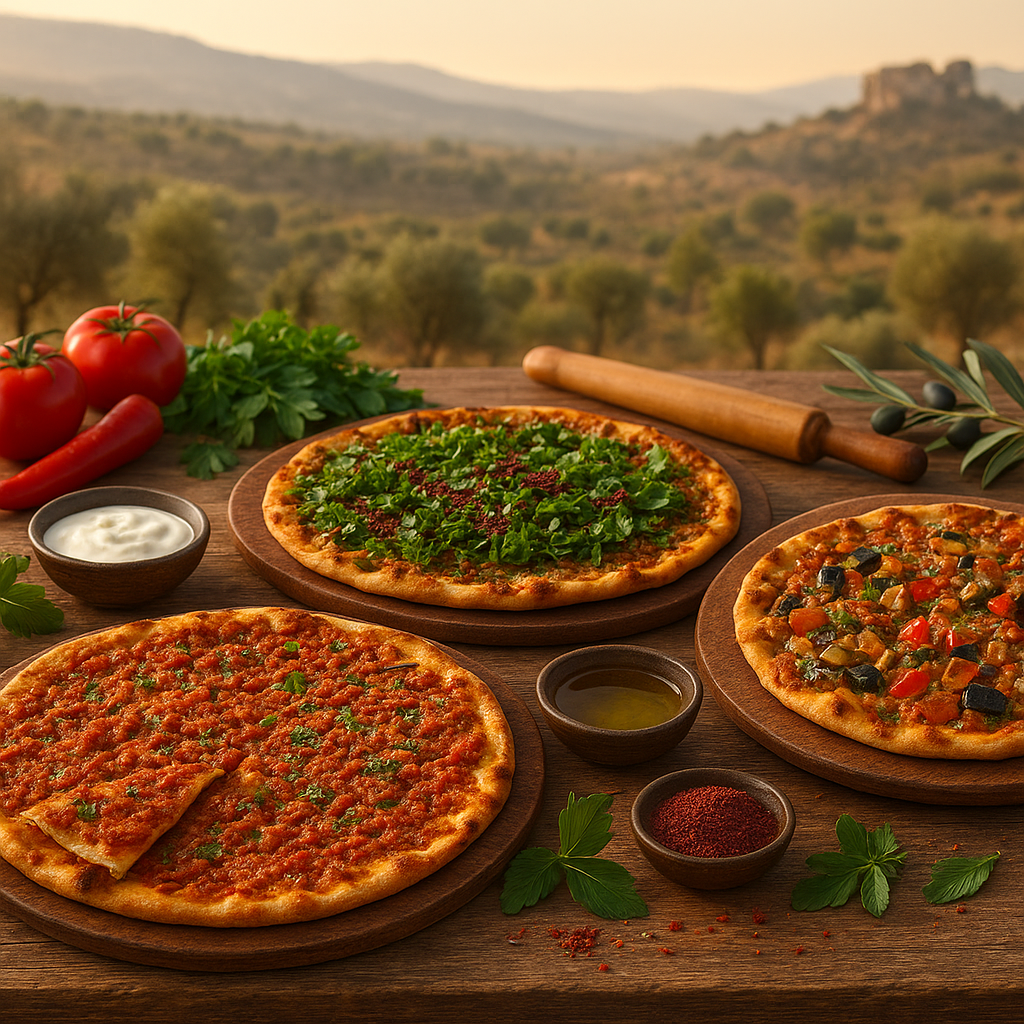 ¿Origen del lahmacun y variedades en cocina anatolia?